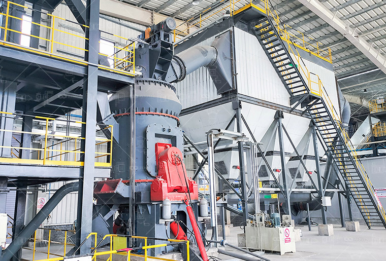 Producción de polvo de dolomita mediante molino de rodillos verticales LM