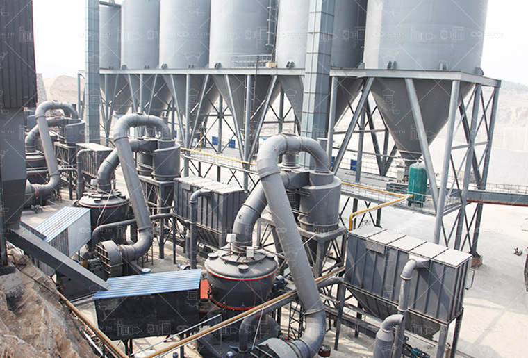 Procesamiento de carbón mediante molino MTW215 X 4 conjuntos, 1 millón de TPY